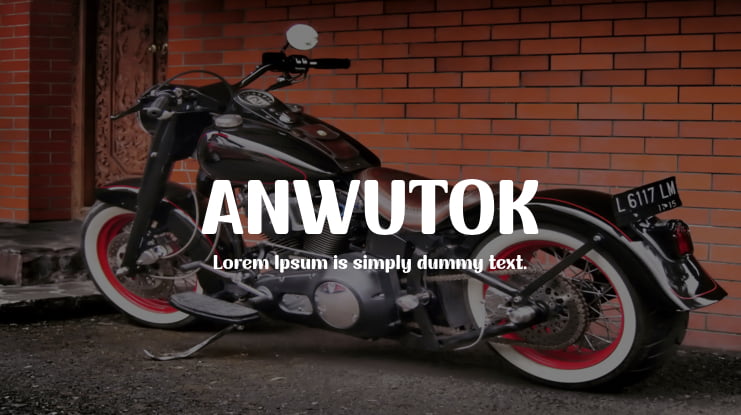 ANWUTOK Font