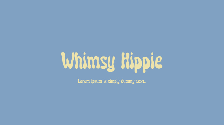 Whimsy Hippie Font