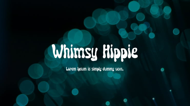 Whimsy Hippie Font