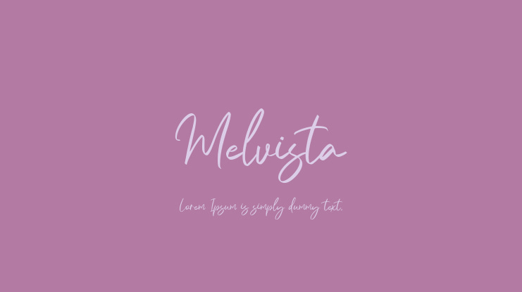 Melvista Font