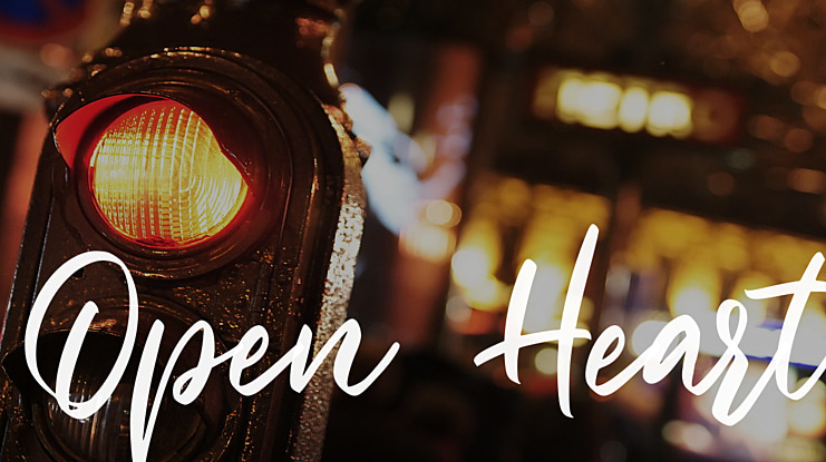 Open Heart Font