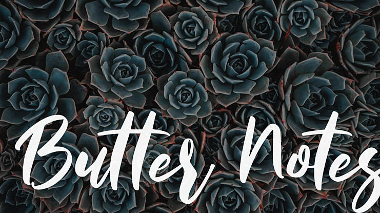 Butter Notes Font