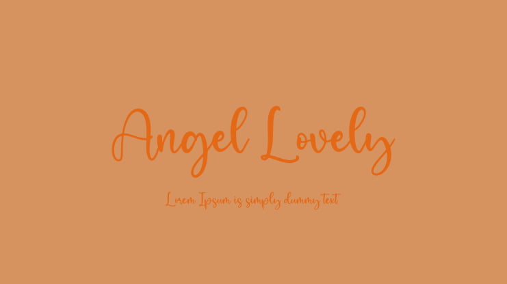 Angel Lovely Font
