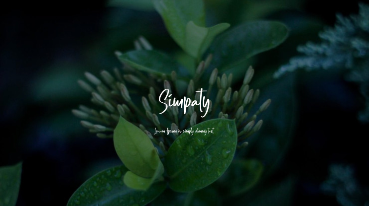 Simpaty Font