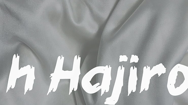 h Hajiro Font