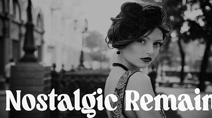 Nostalgic Remain Font Family