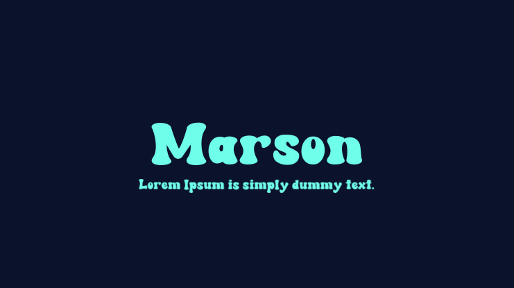 Marson Font