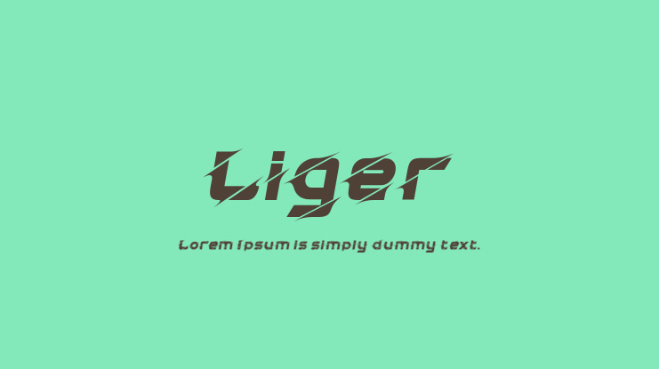 Liger Font
