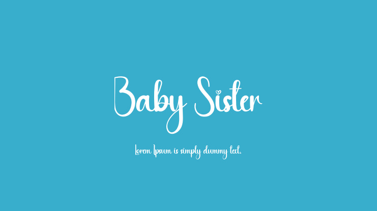 Baby Sister Font