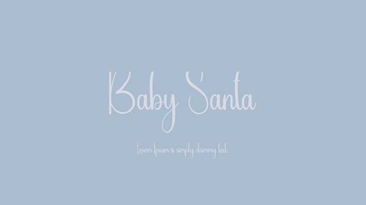 Baby Santa Font