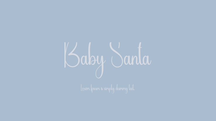 Baby Santa Font
