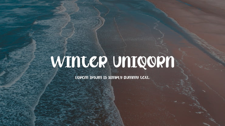 Winter Uniqorn Font