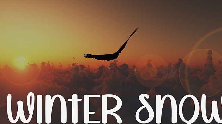 Winter Snow Font