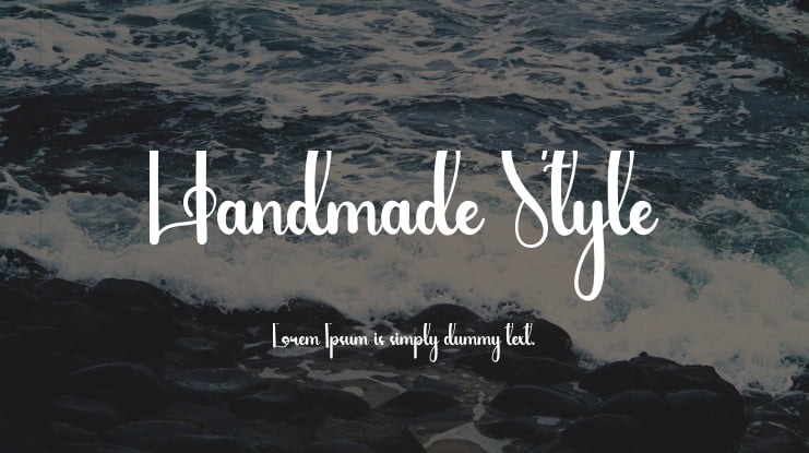 Handmade Style Font