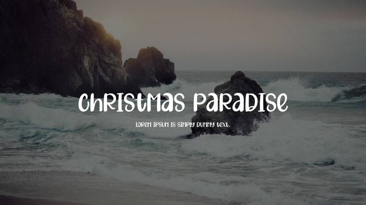 Christmas Paradise Font