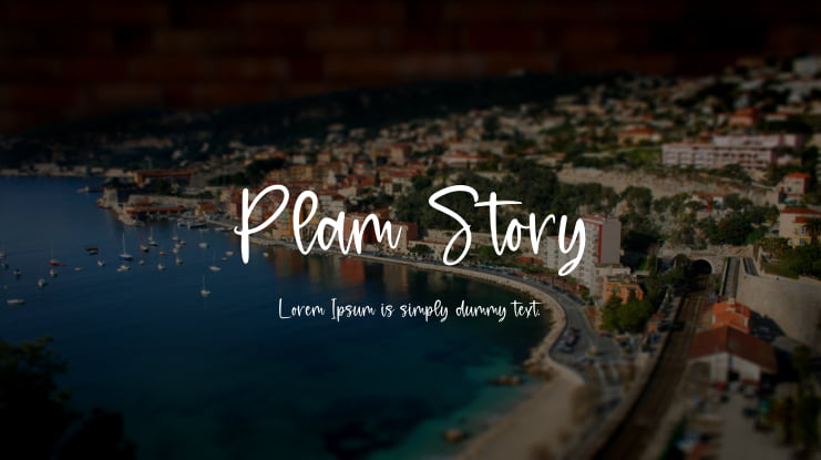 Plam Story Font
