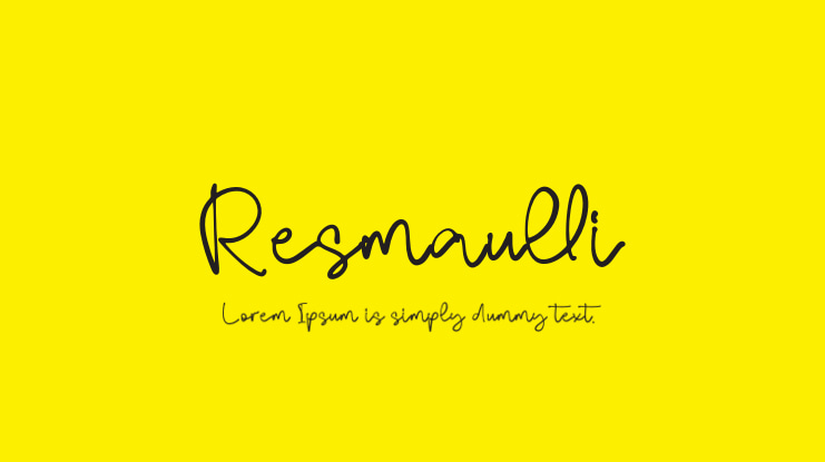 Resmaulli Font