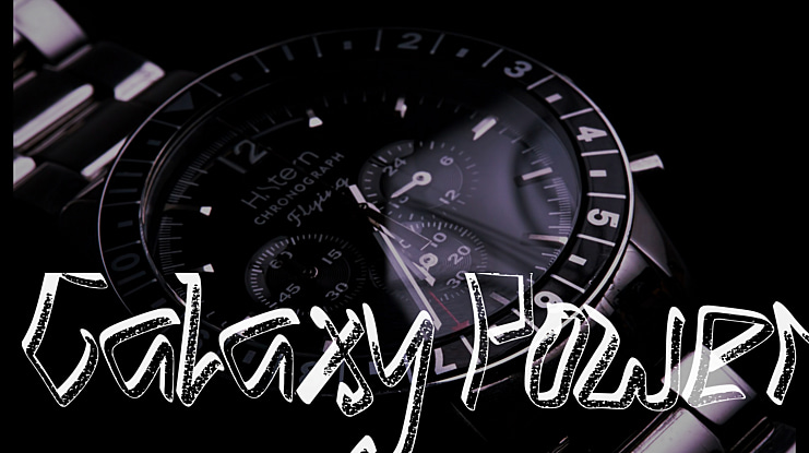 Galaxy Power Font