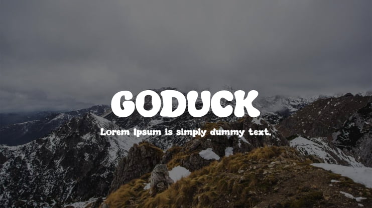 GODUCK Font