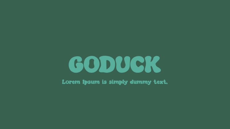 GODUCK Font