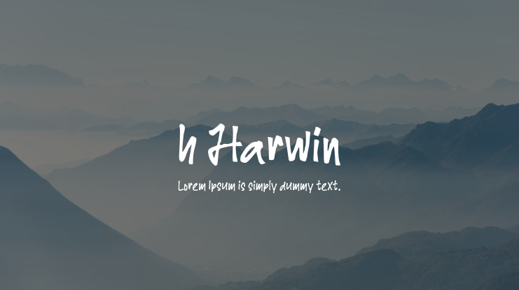 h Harwin Font