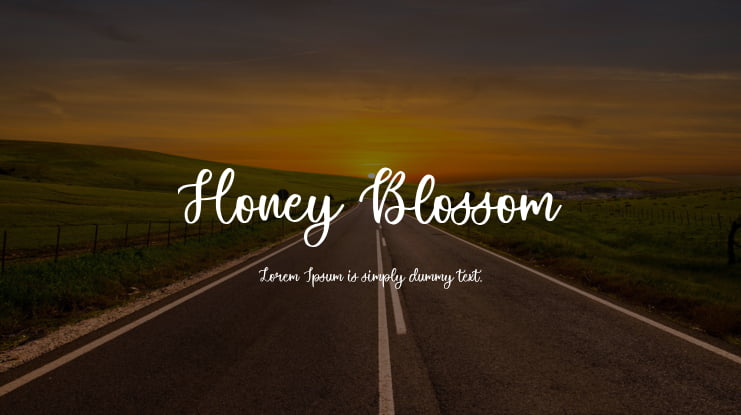 Honey Blossom Font