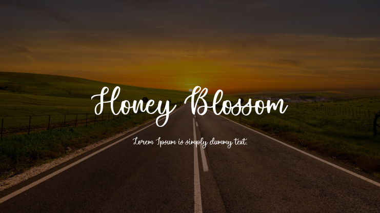 Honey Blossom Font