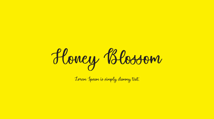 Honey Blossom Font
