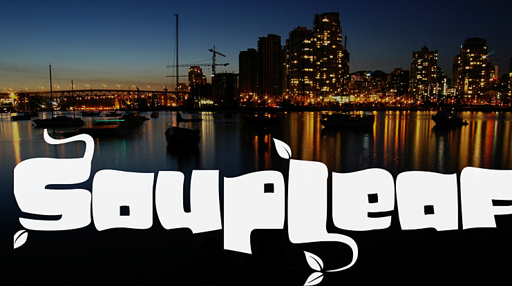 SoupLeaf Font