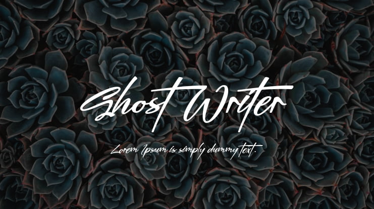 Ghost Writer Font