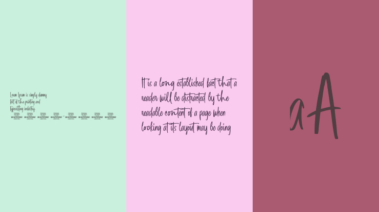 Yesterday Morning PERSONAL Font