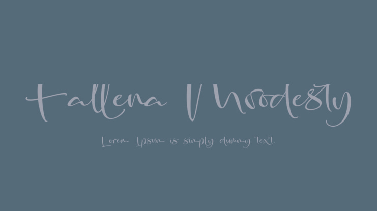 Fallena Moodesty Font