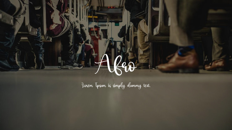Afro Font