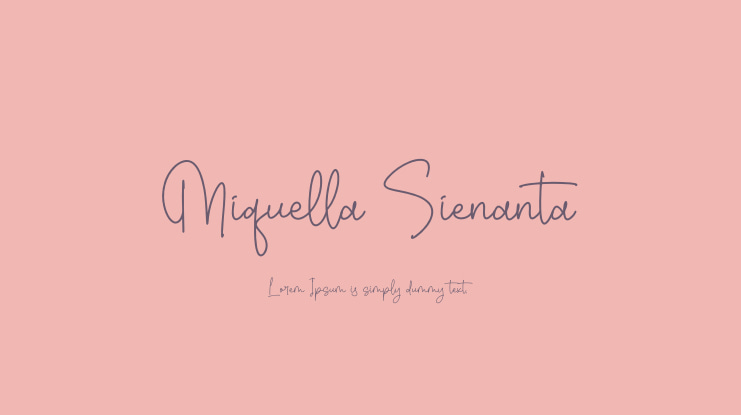 Miquella Sienanta Font