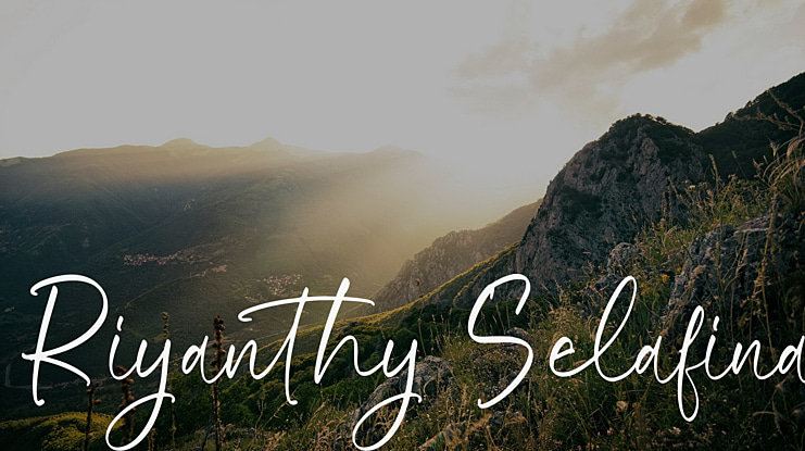 Riyanthy Selafina Font