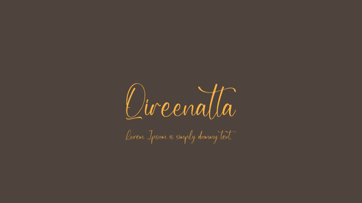 Qireenatta Font