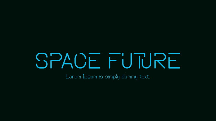 SPACE FUTURE Font Family