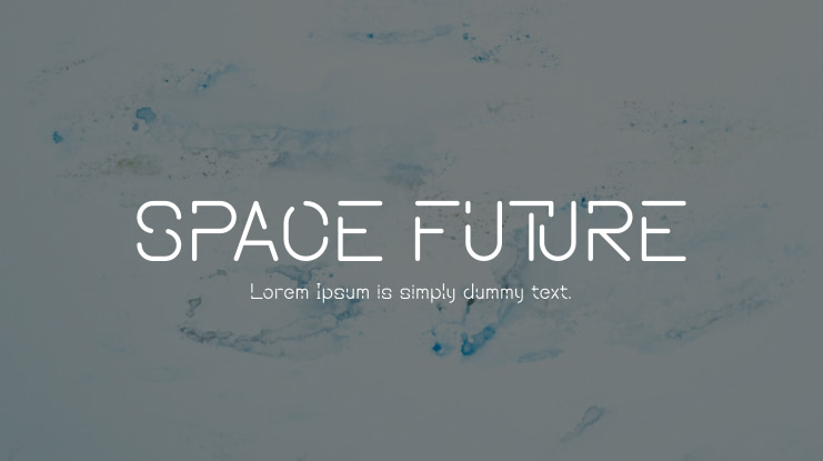 SPACE FUTURE Font Family