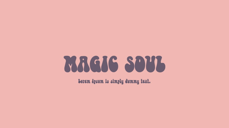 MAGIC SOUL Font