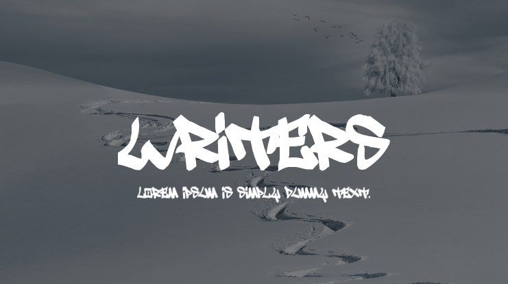 Writers Font Family
