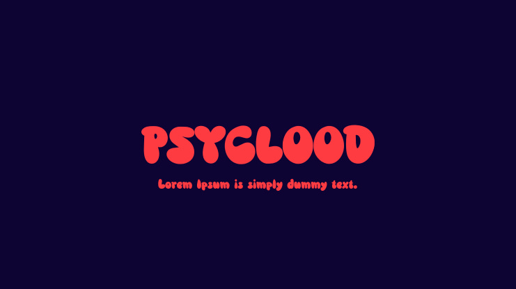 PSYCLOOD Font