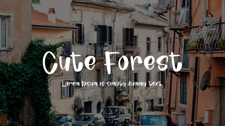 Cute Forest Font