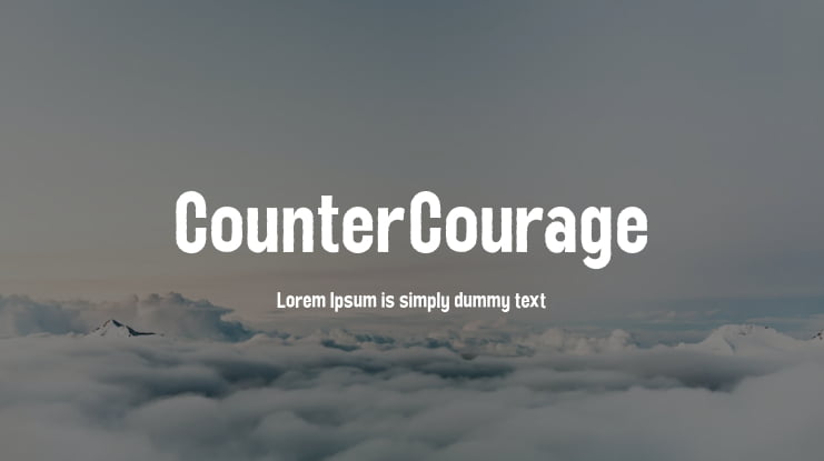 CounterCourage Font