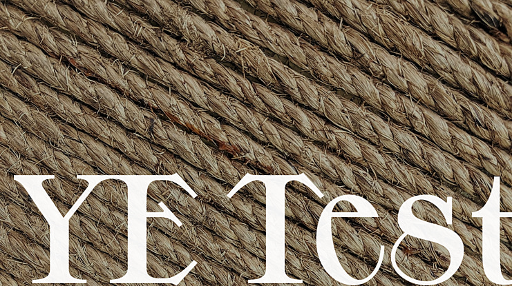 YE Test Font