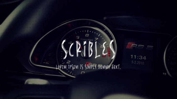 SCRIBLES Font Family