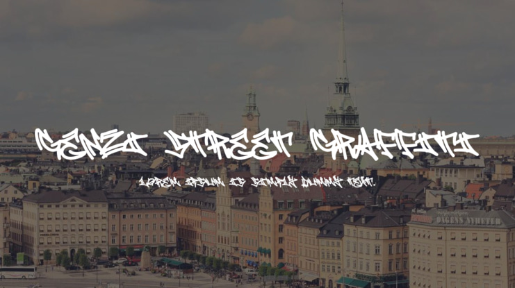 Genzi Street Graffiti Font