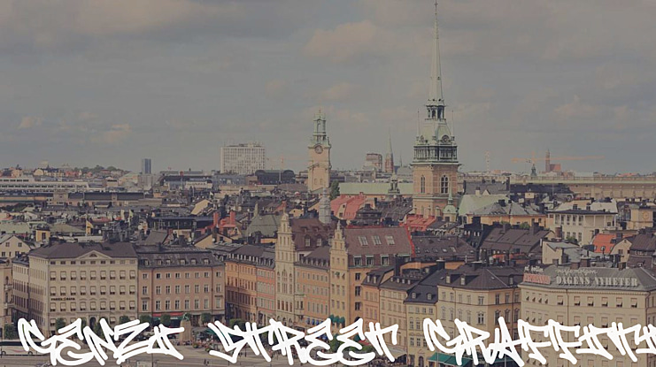 Genzi Street Graffiti Font