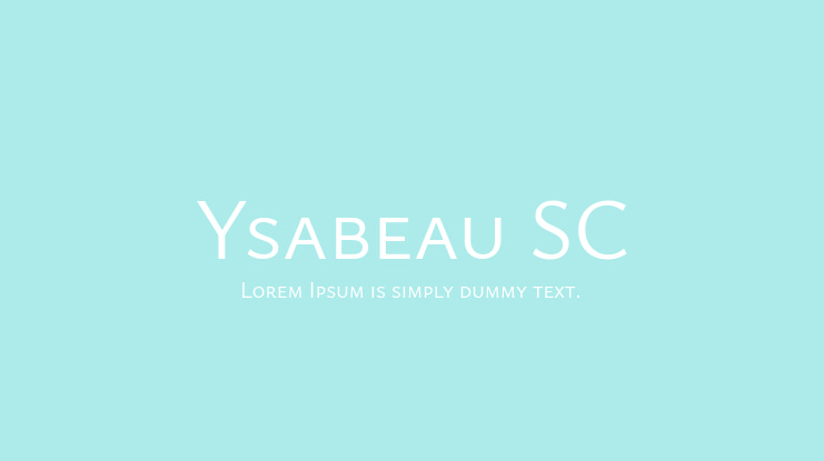 Ysabeau SC Font Family