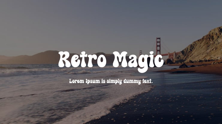 Retro Magic Font