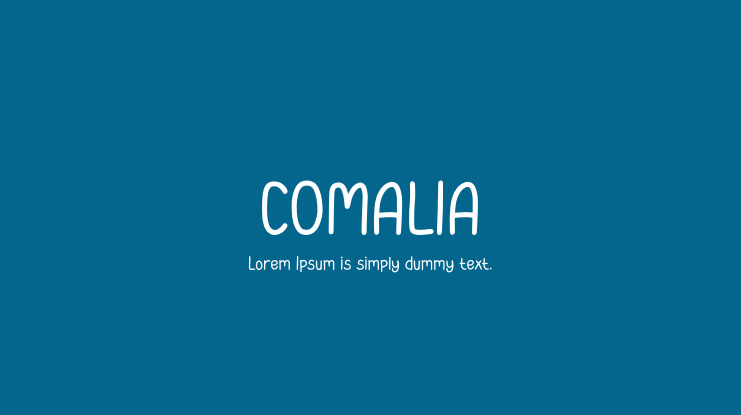 COMALIA Font